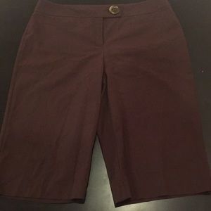 Women’s size 14 brown dress capris
